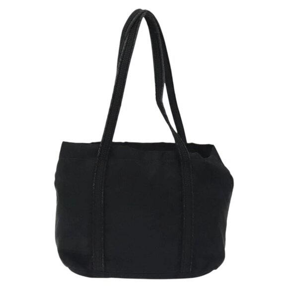 PRADA Mini Tote Bag Nylon Black Silver Auth bs26580 - Picture 3 of 14